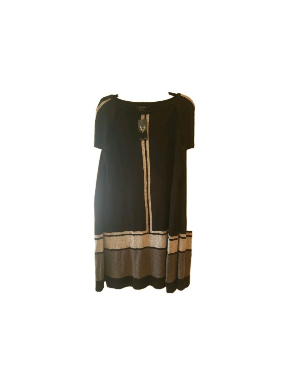 Vertigo Sweater Cape Dress Cotton Lambswool Alpaca Blend XL NWT $230